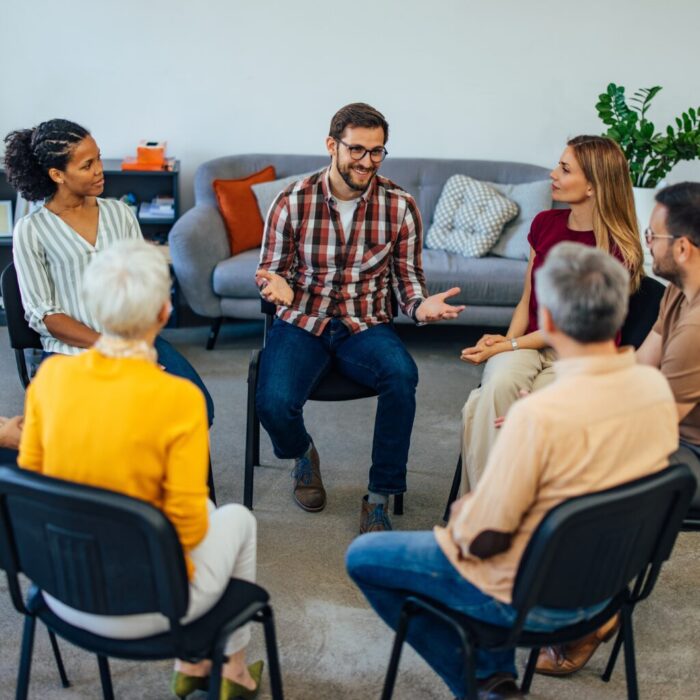 Group meeting for restorative justice
